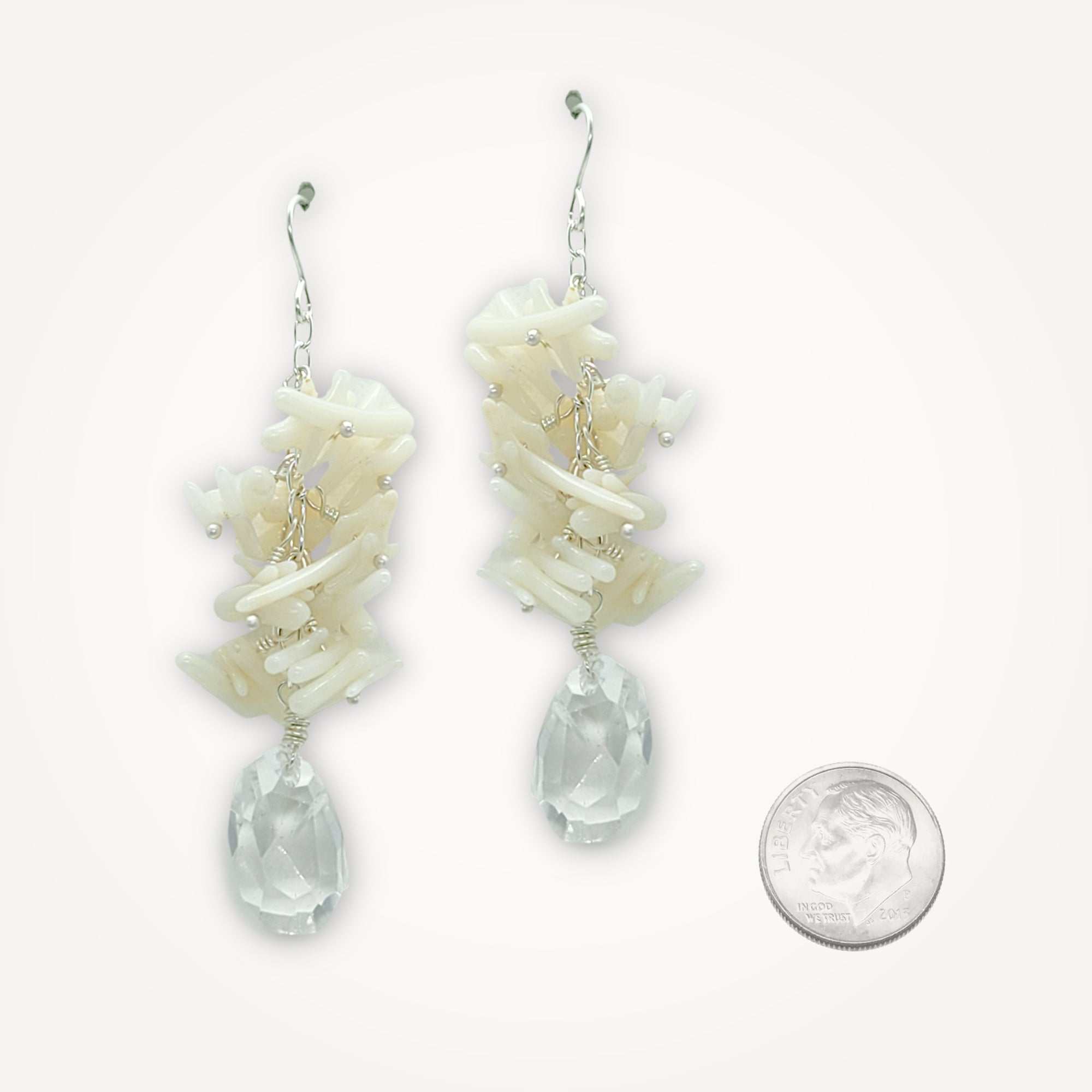 Cupolini Cluster Earrings • Ivory