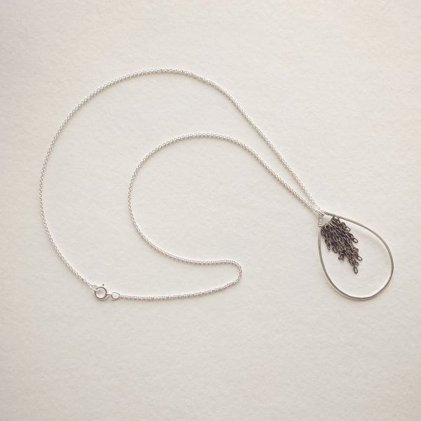 Leonne Teardrop Necklace • Silver Mix