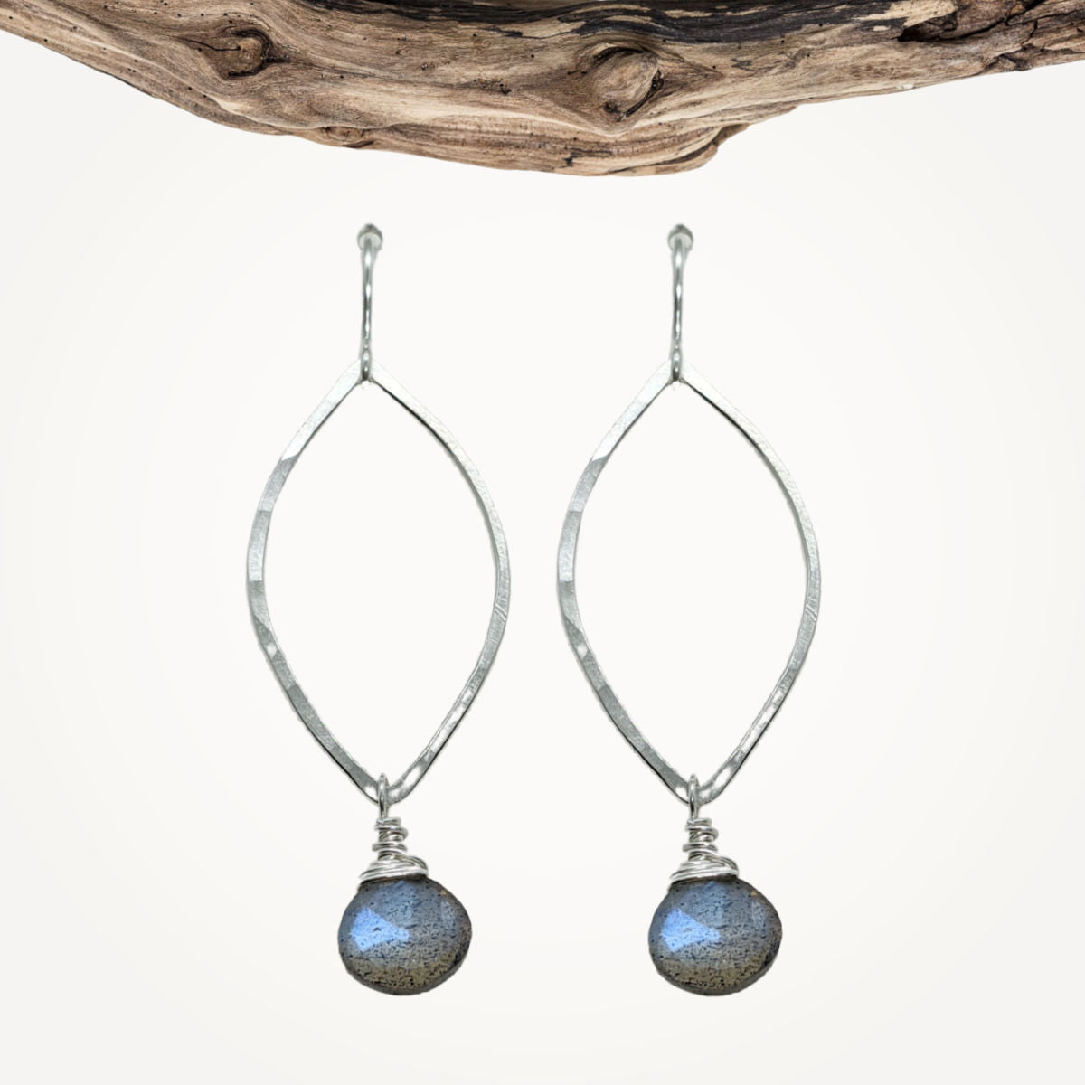 Petite Marquise Earrings • Choice of Gemstone