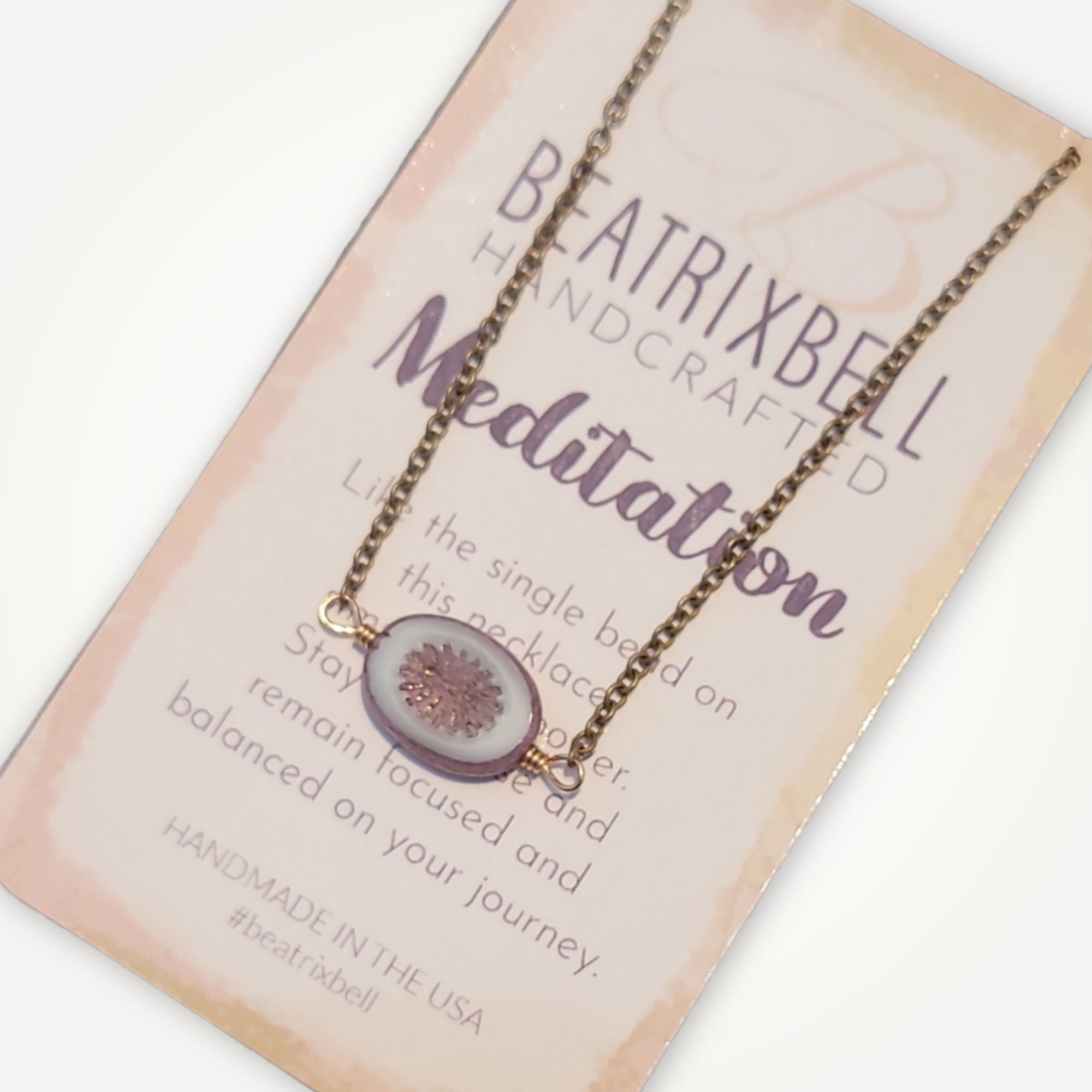 Meditation Necklace • Choice of Sunburst