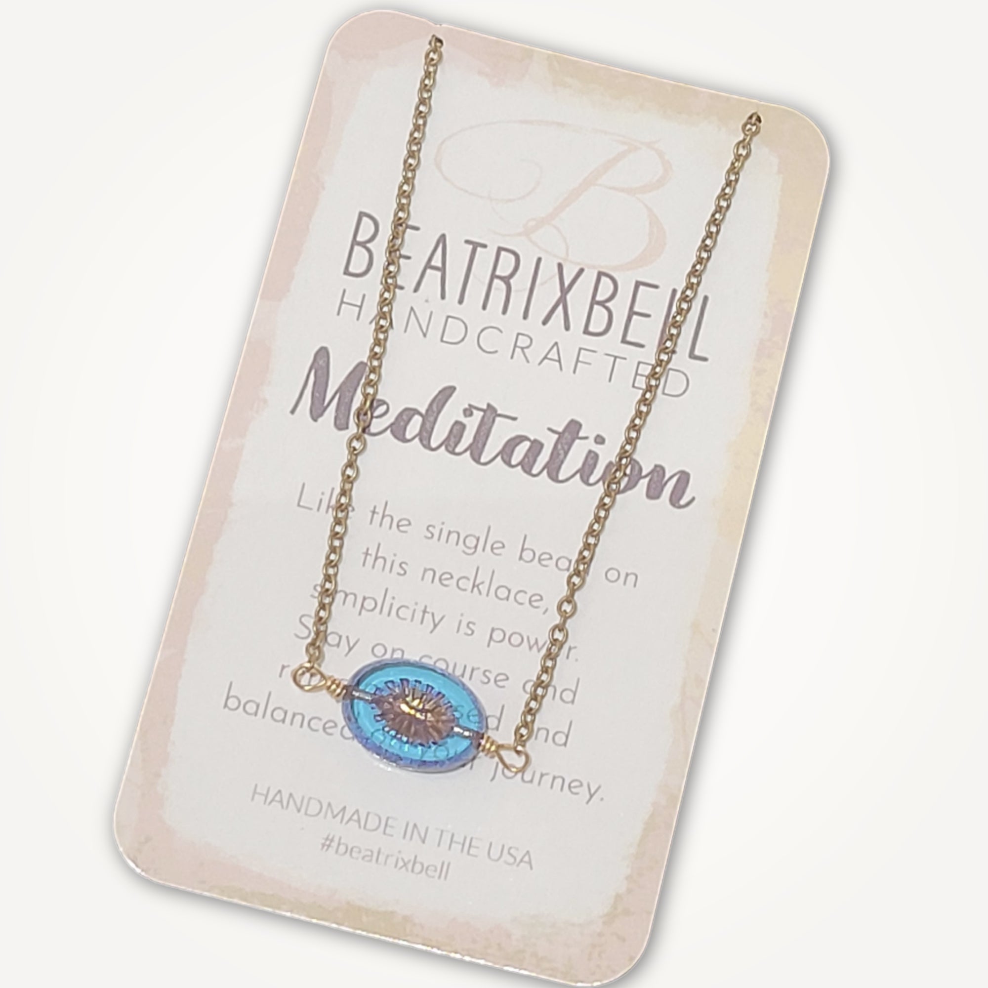 Meditation Necklace • Choice of Sunburst