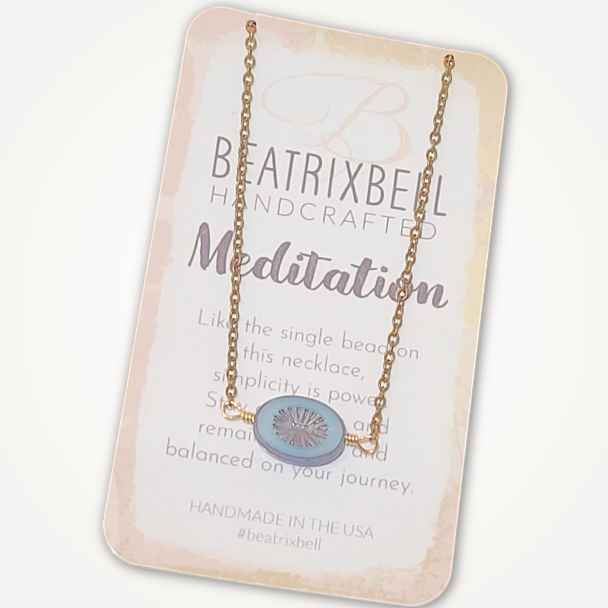 Meditation Necklace • Choice of Sunburst