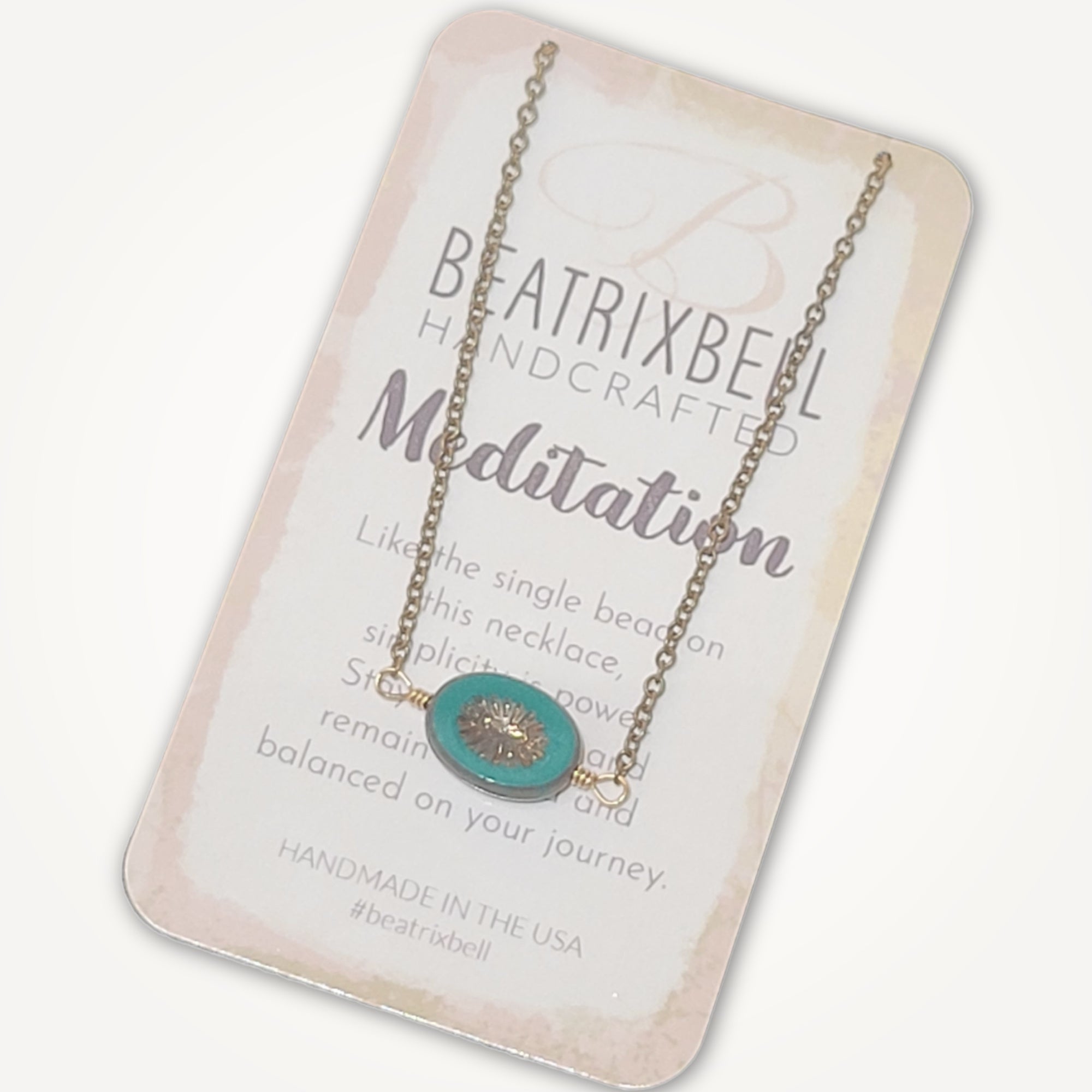 Meditation Necklace • Choice of Sunburst