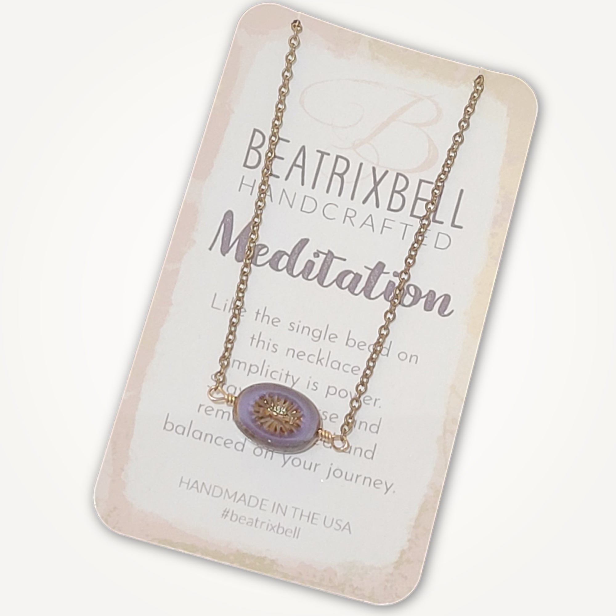 Meditation Necklace • Choice of Sunburst