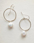 Meridian Earrings • Coin Pearl