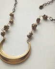 Pyrite Modern Vintage Necklace