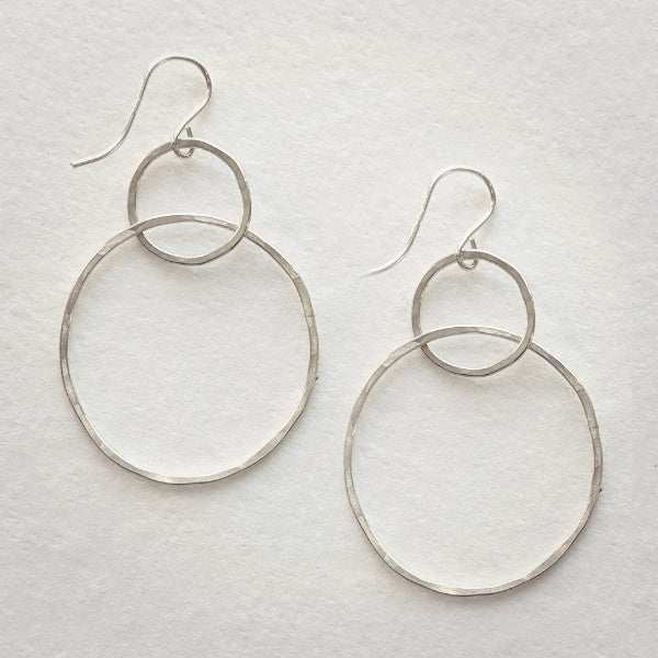 Moonstruck Earrings • Double Hoop