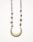 Pyrite Modern Vintage Necklace