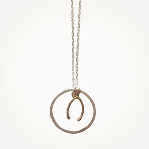 Wishbone Hoop Necklace