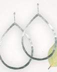 Organic Teardrop Earrings • Large