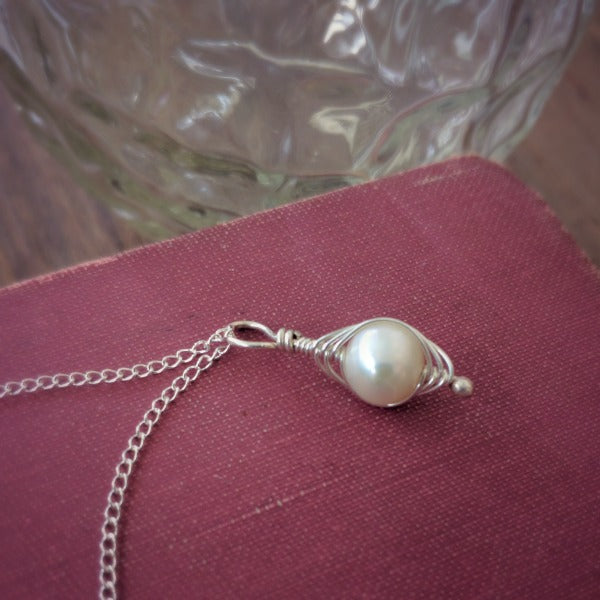 Silver Peapod Necklace • Your Choice of Peas