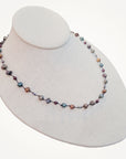 Jewel Tone Necklace • Freshwater Pearl