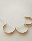Triple Curvature Necklace