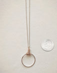 Knot Necklace • Petite Circle