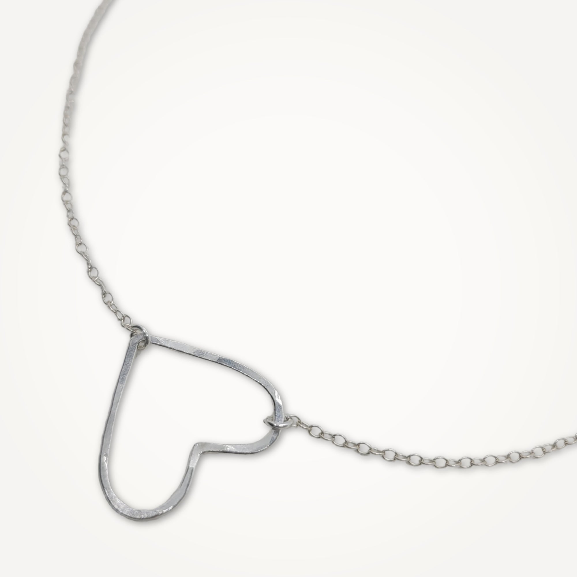 Links of Love Heart Necklace • Choice of Hearts