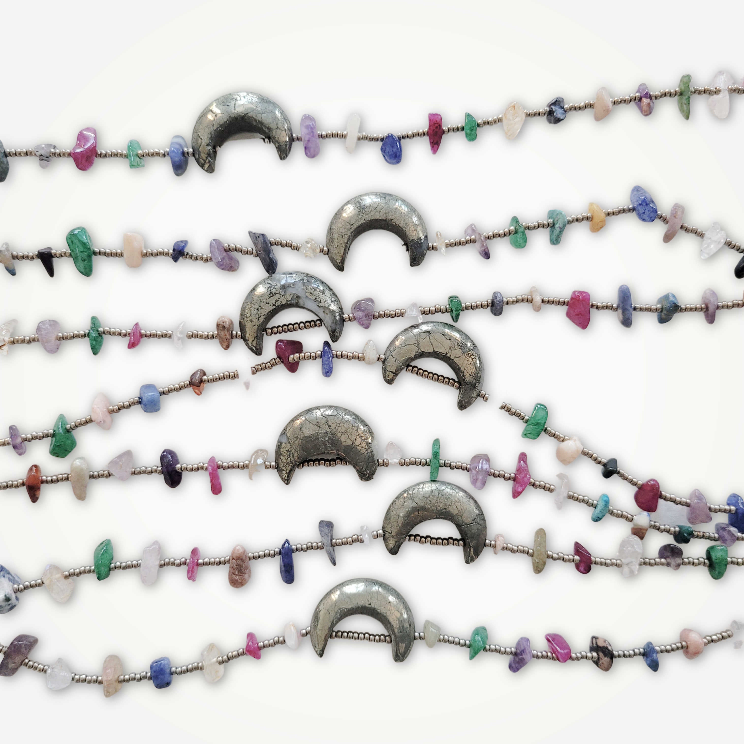 Hematite + Gemstone Spectrum Necklace