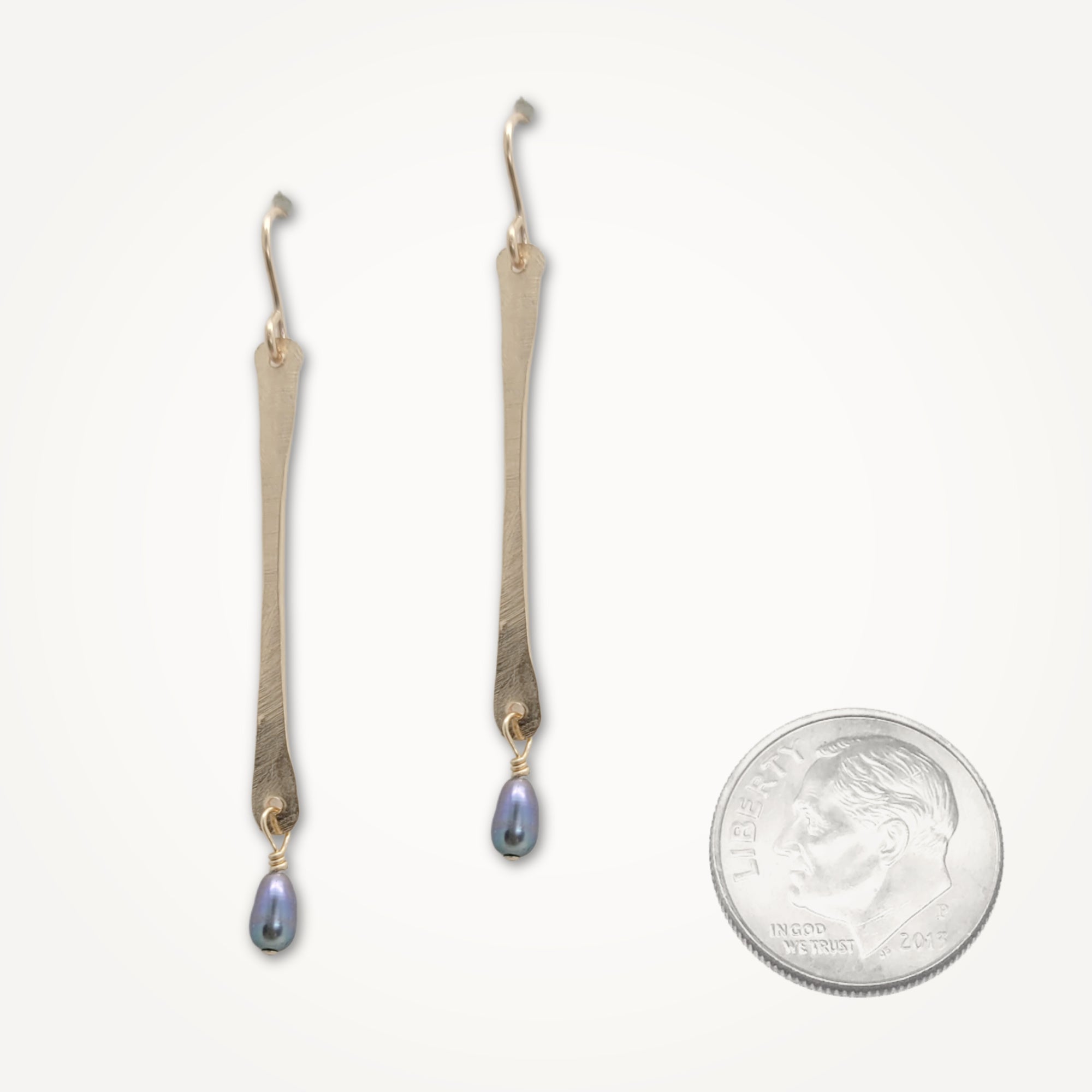 Stick Earrings • Periwinkle Pearl