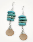 Stacked Earrings • Turquoise