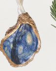 Starry Night Ornament Vincent Van Gogh • Oyster Shell