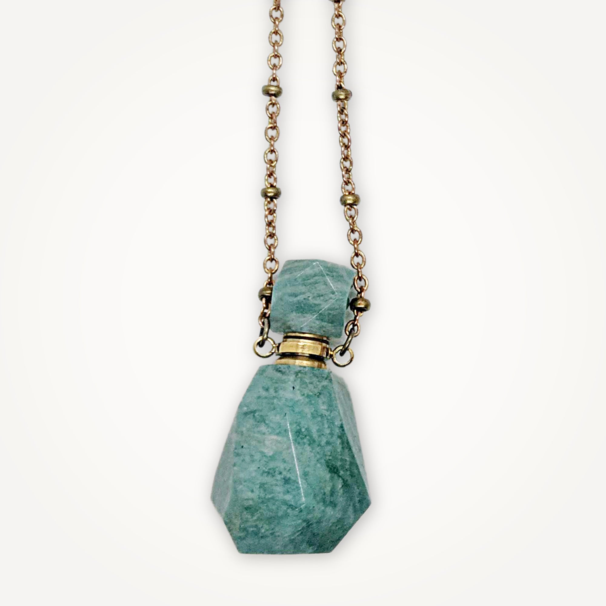 Vial Necklace • Choice of Gemstone