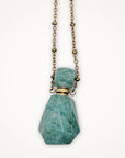 Vial Necklace • Choice of Gemstone