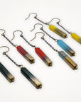 Glass Wand Earrings • Choice of Color