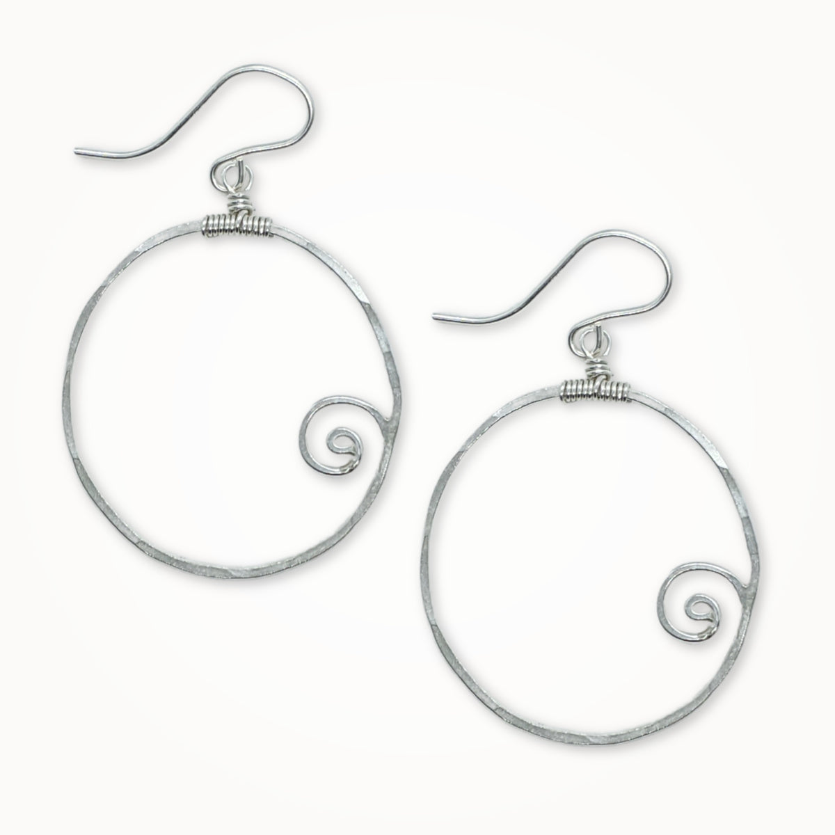 Wave Earrings • Sterling Silver