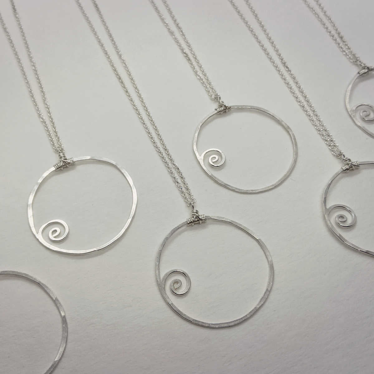 Wave Necklace • Sterling Silver